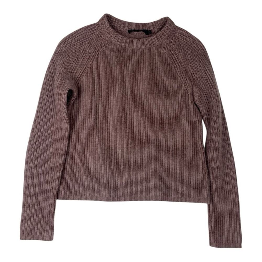 Jenni Kayne size XS cashmere long sleeve mauve Pink Women's Sweater